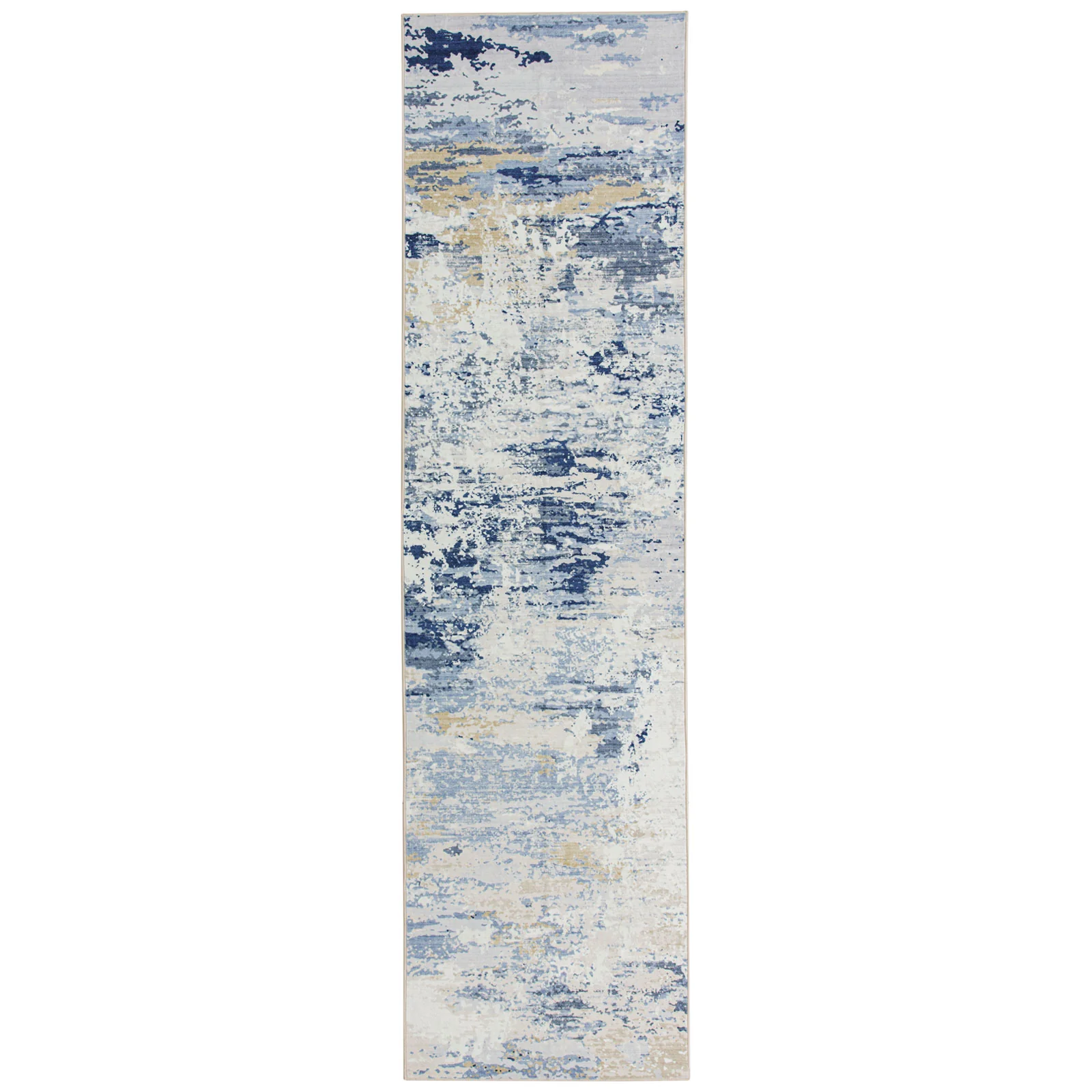 Blue Hallway Runner Soft Plush Corridor Rug Machine Washable Kitchen Mat 80x300c - Image 7