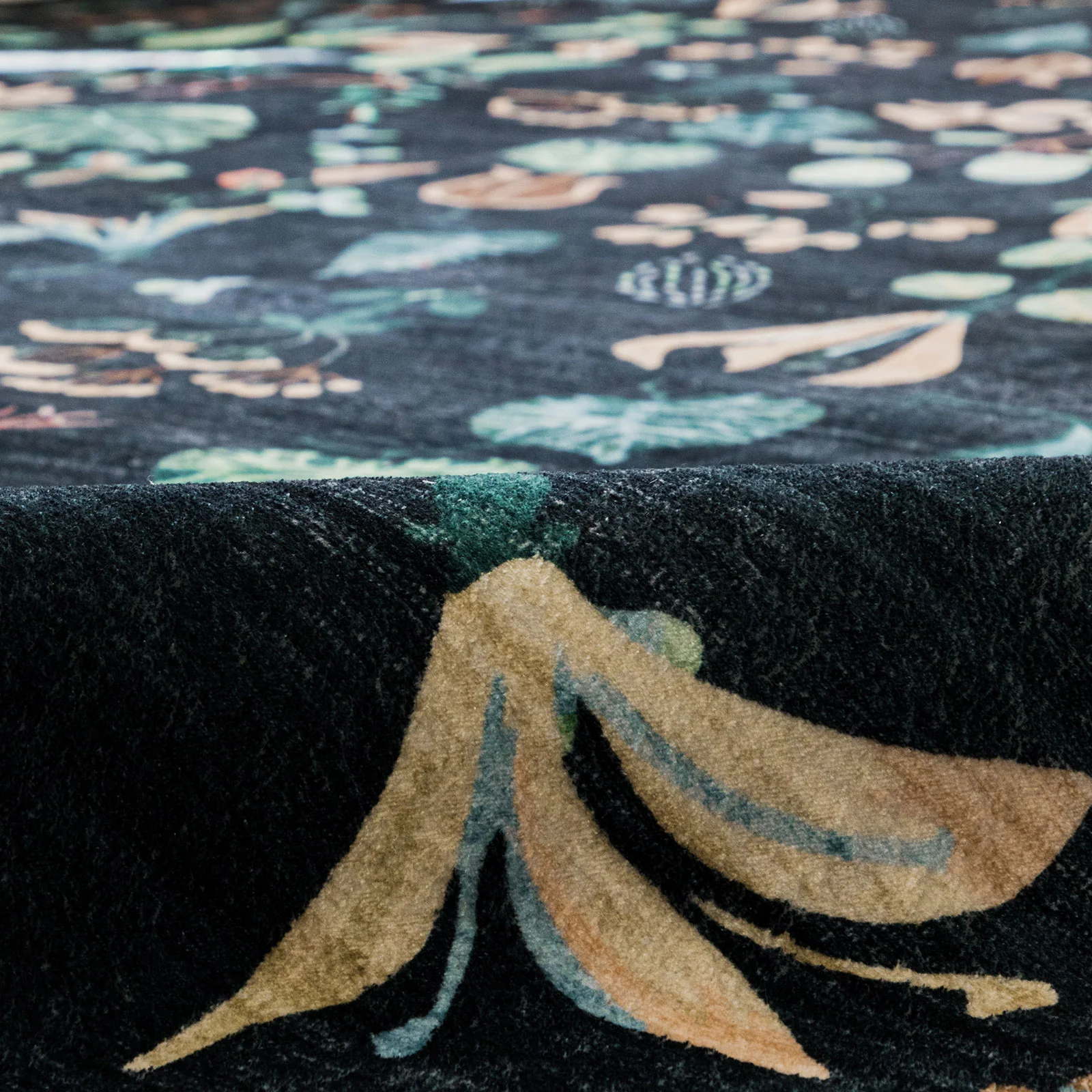 Dark Tropical Runner Rug Beautiful Palm Leaf Corridor Runner Machine Washable Mat 80x300cm - Image 4