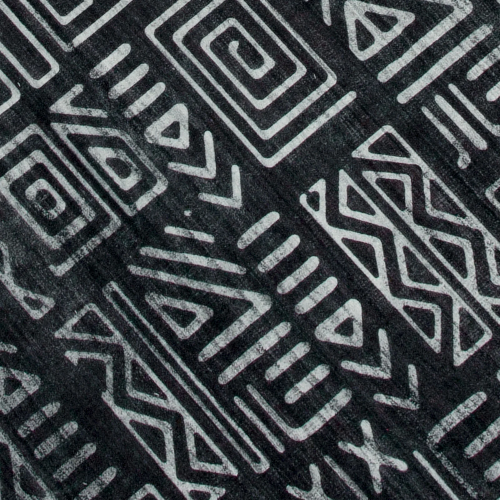 Clearance Extra Large Area Rug Charcoal Black Tribal Moroccan Geometric Non Slip Soft Plush Shaggy Machine Washable Carpet - Image 19