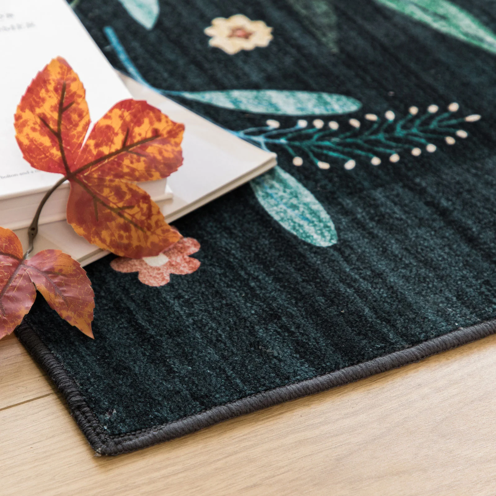 Extra Large Area Rug Charcoal Green Beautiful Mandala Carpet Soft Boho Chic Mat Machine Washable - Image 17