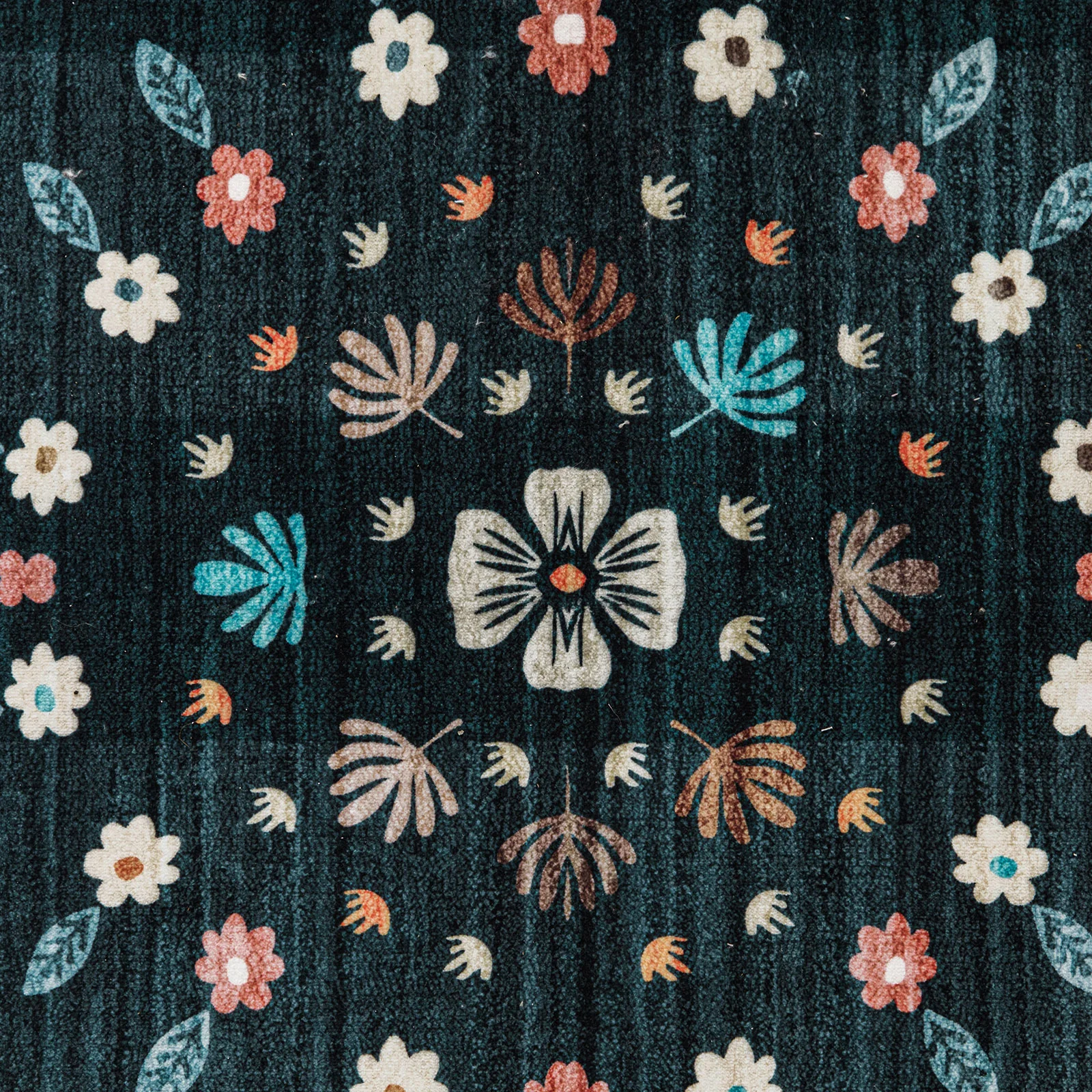 Extra Large Area Rug Charcoal Green Beautiful Mandala Carpet Soft Boho Chic Mat Machine Washable - Image 19