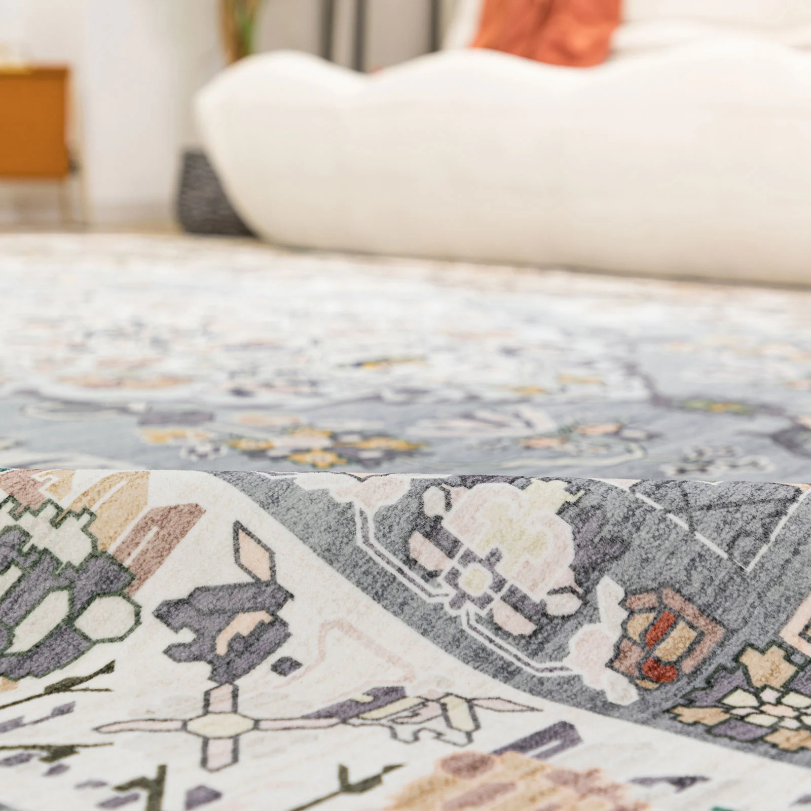 Flash Deal Extra Large Area Rug Mint Green Neutral Beautiful Medallion Carpet Corridor Rugs Machine Washable - Image 26