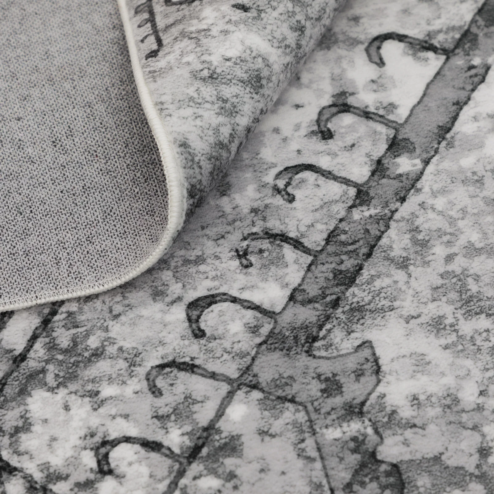 Clearance Extra Large Beautiful Rug Charcoal Black Soft Thick Warm Distressed Vintage Tufted Carpet Shaggy Runners Machine Washable - Image 12