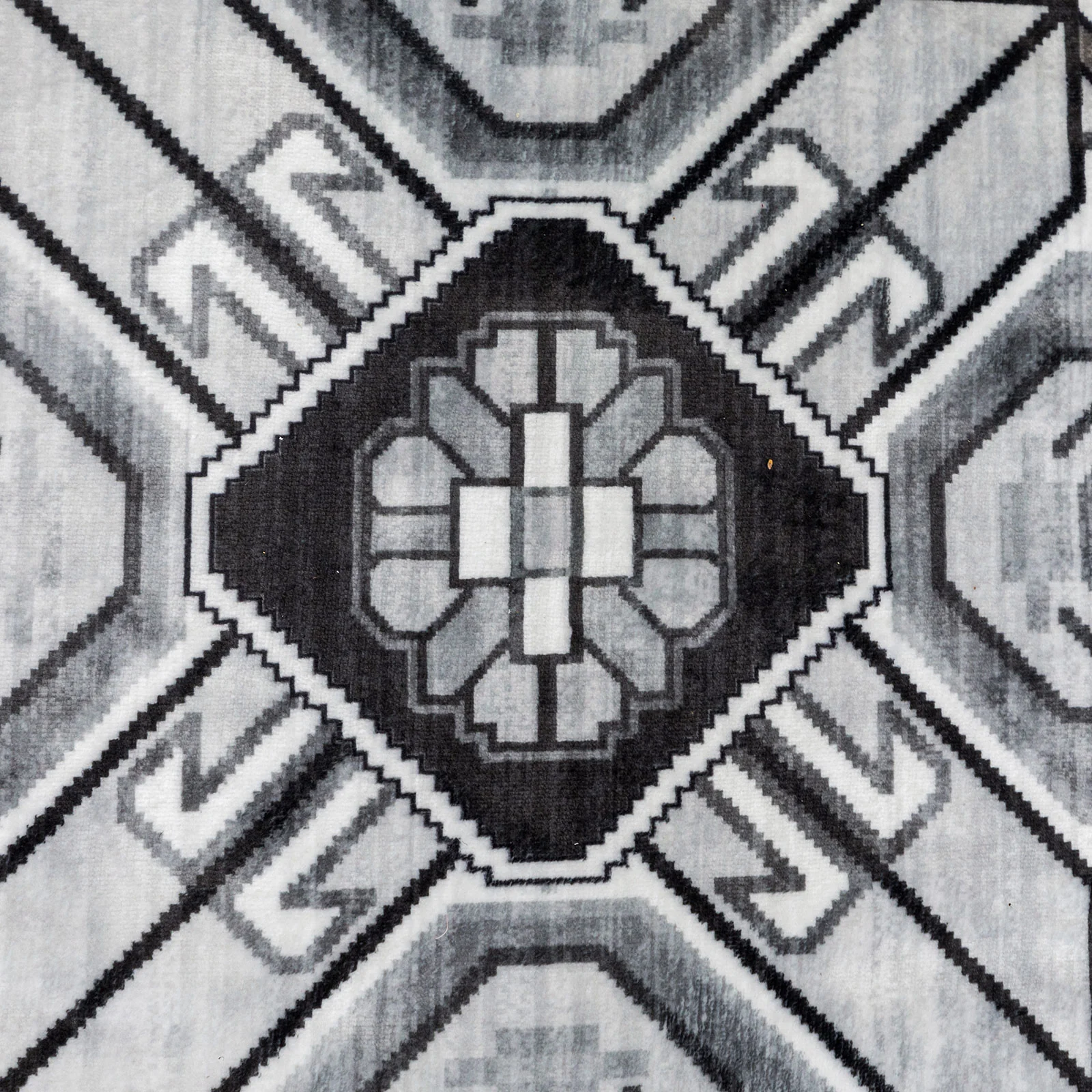 Extra Large Floor Rug Charcoal Black Soft Plush Scandinavian Machine Washable Geometric Carpet - Image 17