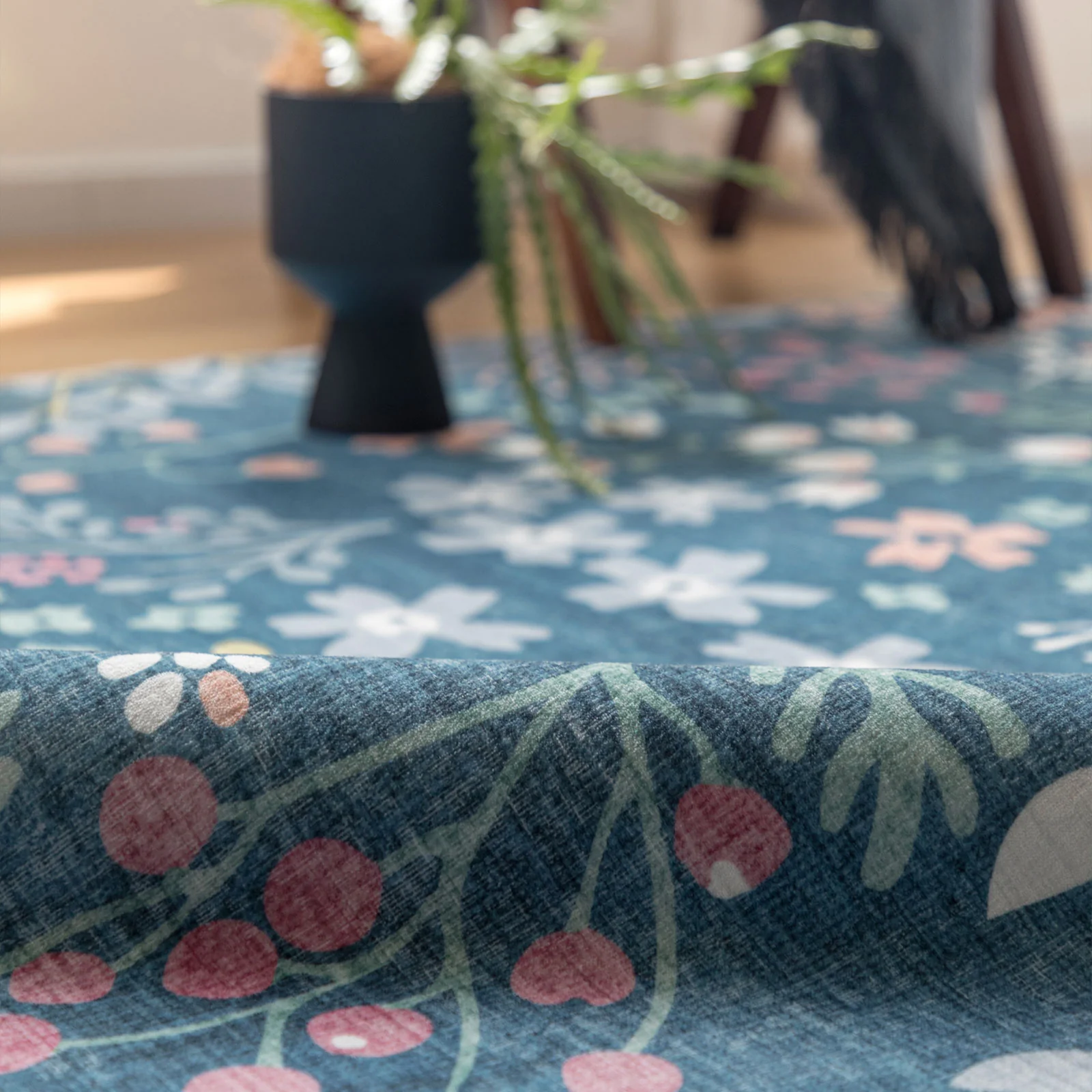 Flash Deal Extra Large Rugs Teal Turquoise Blue Machine Washable Lounges Carpet Corridor Runner Washable - Image 10