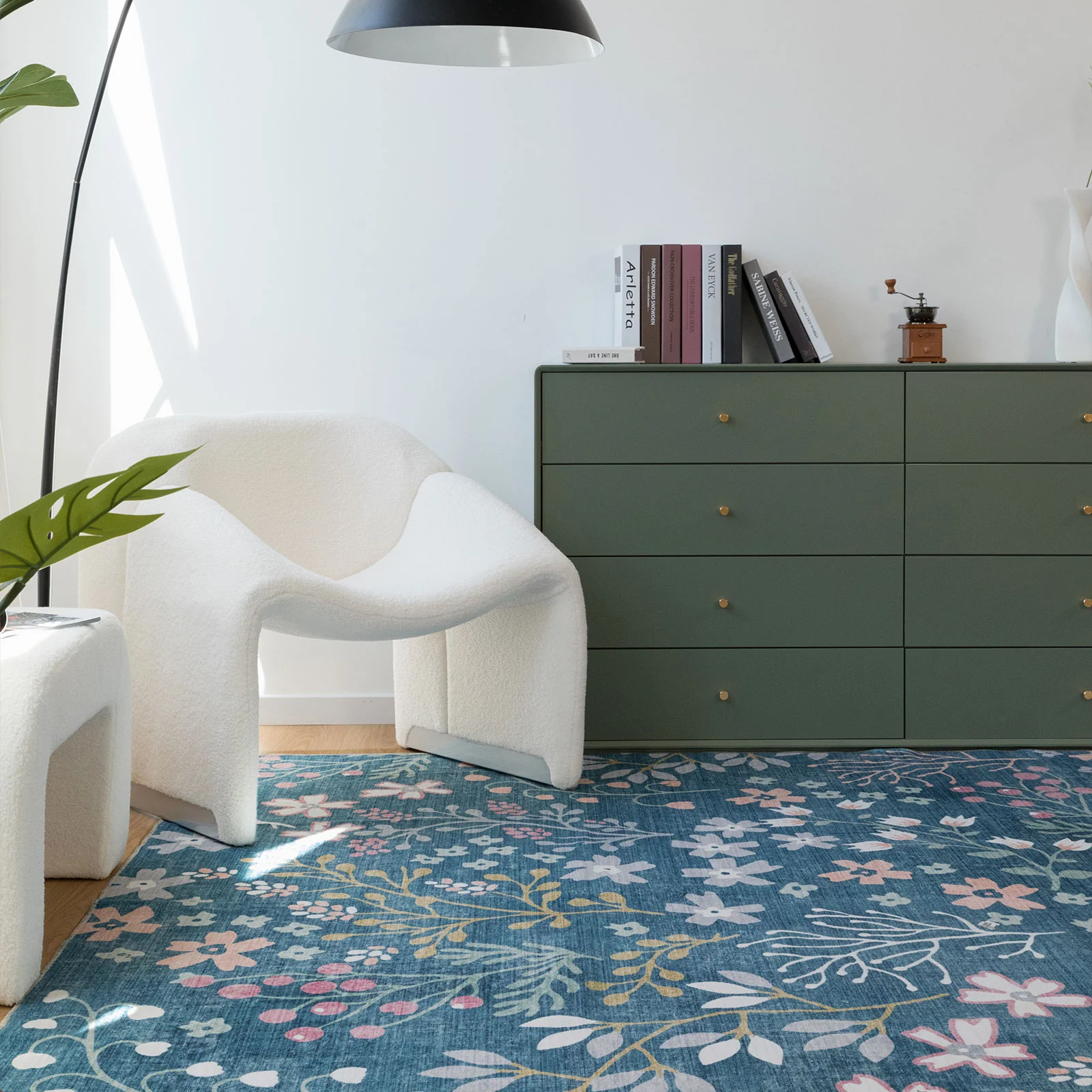 Flash Deal Extra Large Rugs Teal Turquoise Blue Machine Washable Lounges Carpet Corridor Runner Washable - Image 20