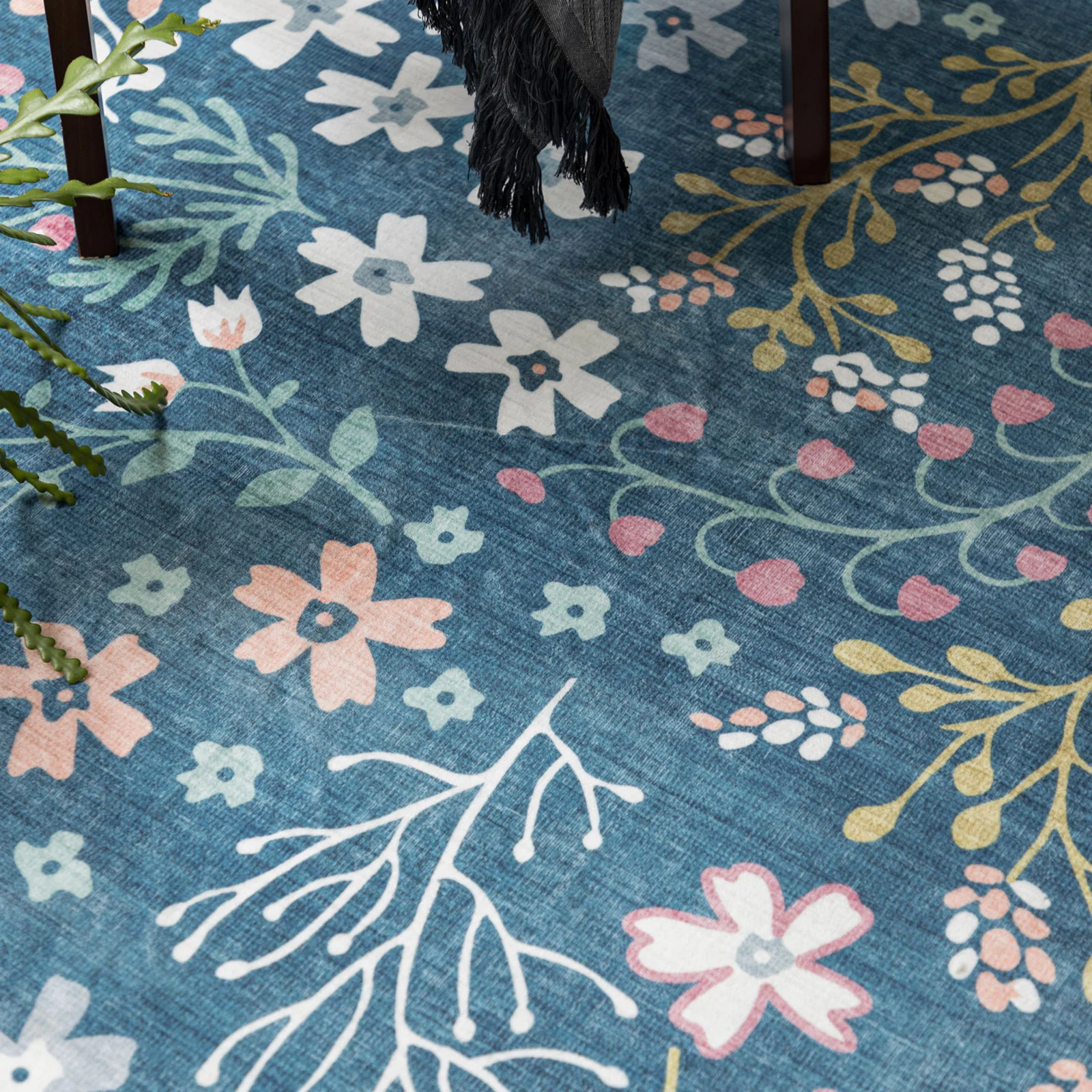 Flash Deal Extra Large Rugs Teal Turquoise Blue Machine Washable Lounges Carpet Corridor Runner Washable - Image 9