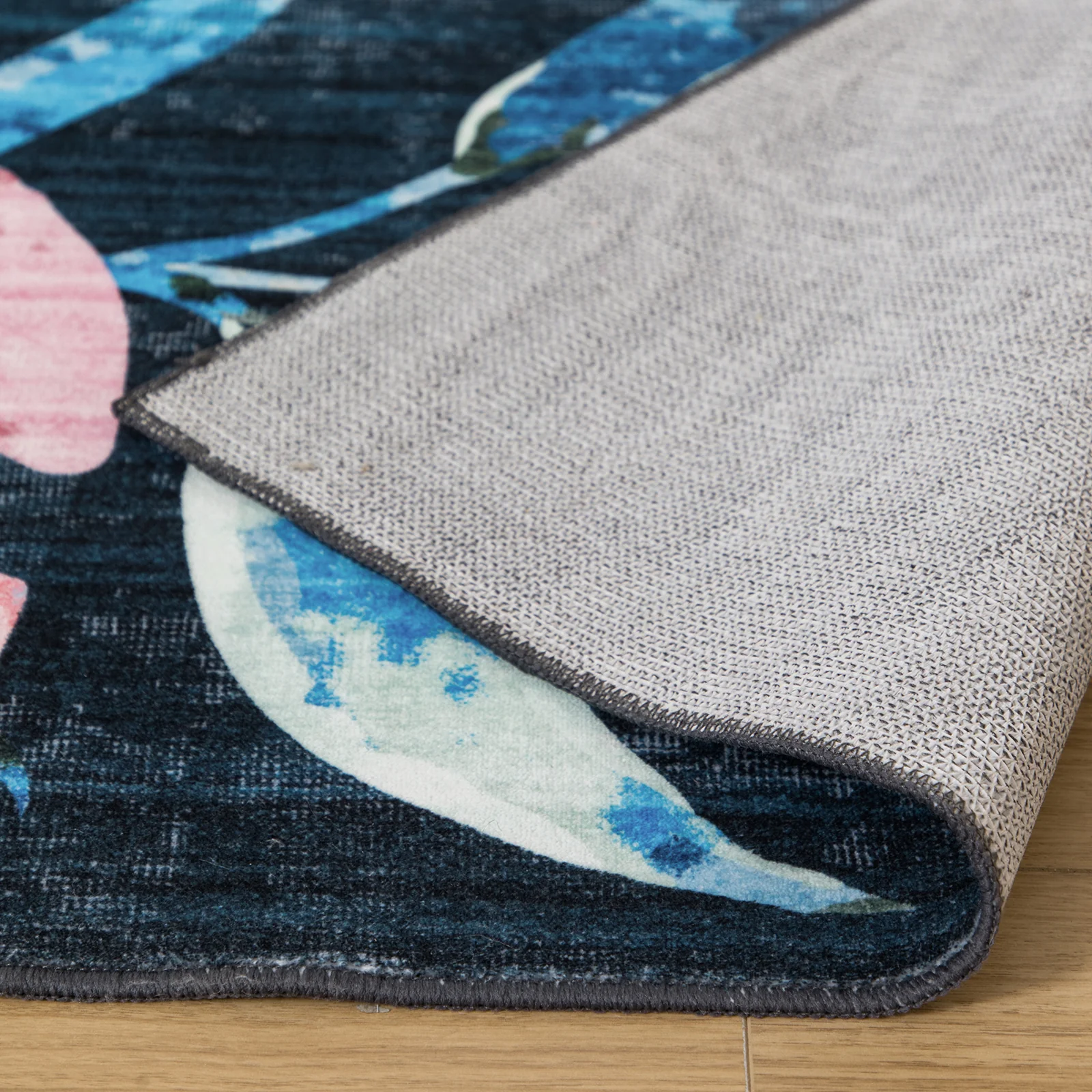 Extra Large Rug Blue Romance Elegant Tropical Modern Lounges Carpet Machine Washable Mat - Image 16