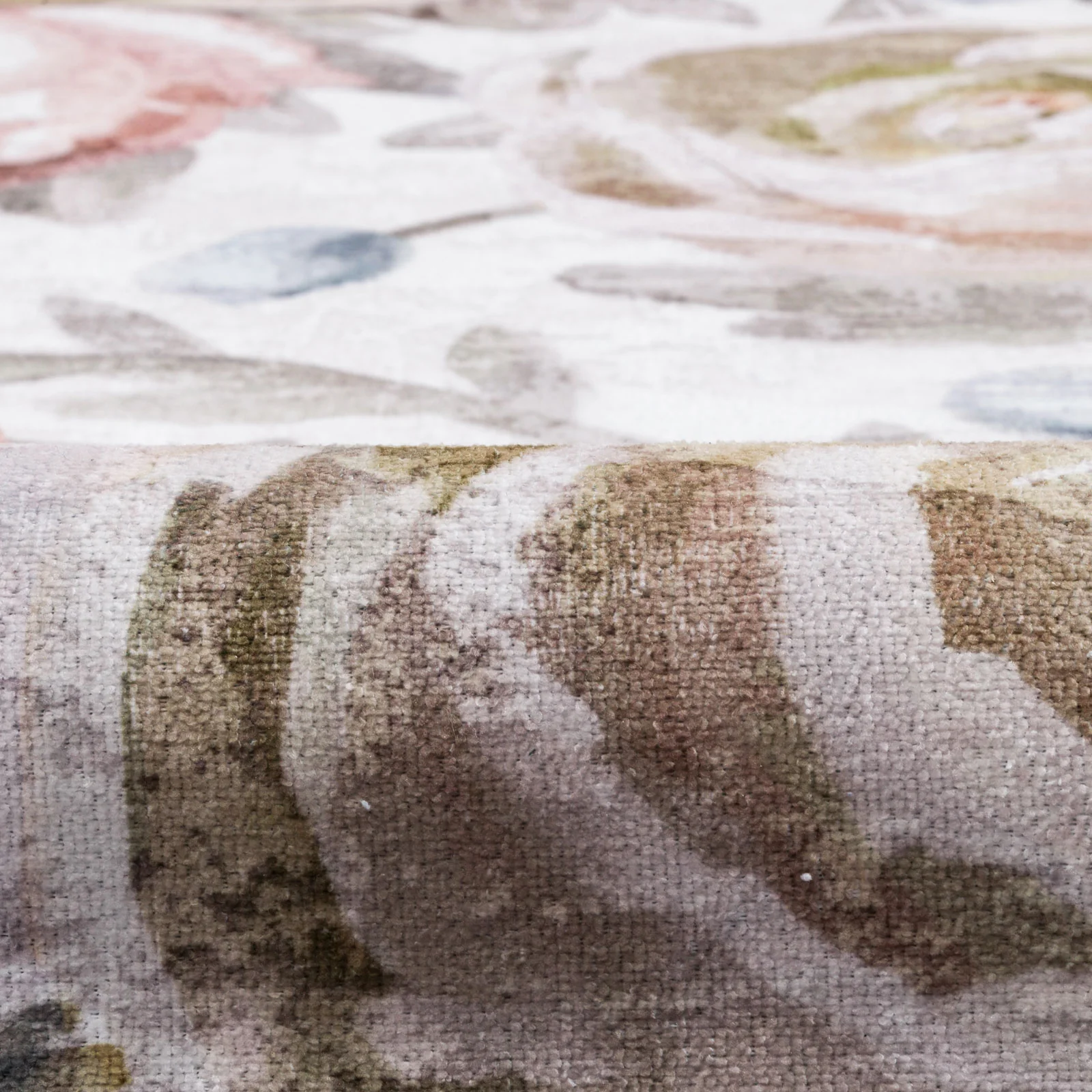 Extra Large Pastel Pink Rug Rose Bloom FLoral Modern Carpet Hallway Runner Rugs Machine Washable - Image 18
