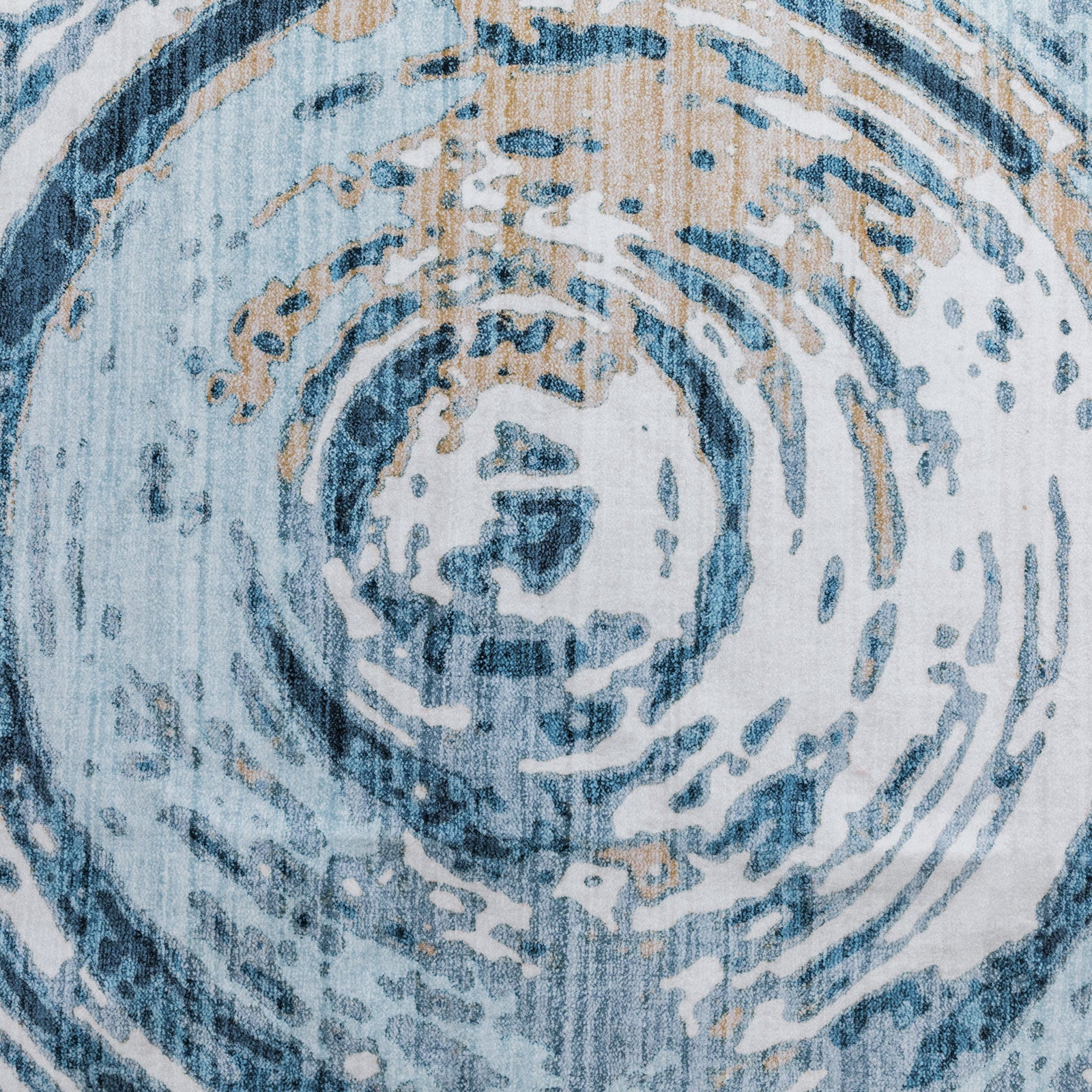 Extra Large Rug Coastal Theme Blue Teal Aqua Soft Beautiful Modern Abstract Carpet Machine Washable Plush Mat - Image 11