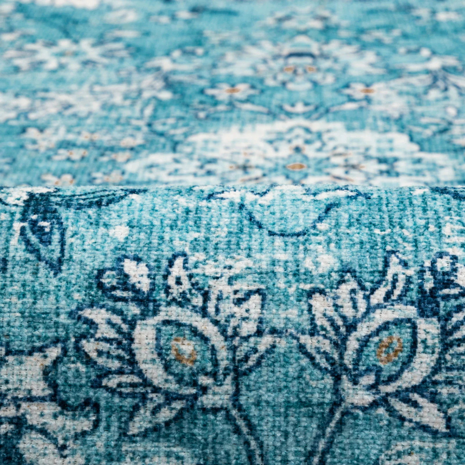 Large Aqua Blue Rugs Soft Allover Traditional Soft Carpet Beautiful Mat Washable ANN02 - Image 10