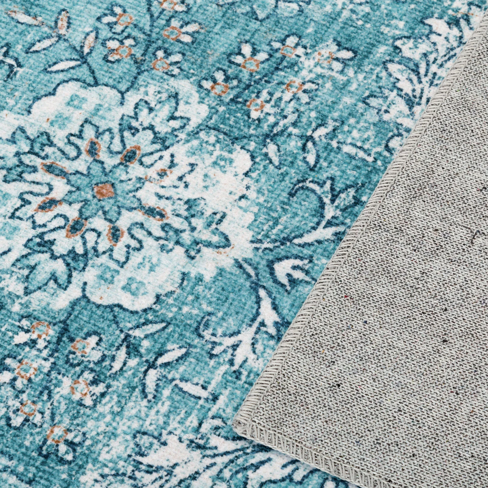 Large Aqua Blue Rugs Soft Allover Traditional Soft Carpet Beautiful Mat Washable ANN02 - Image 11