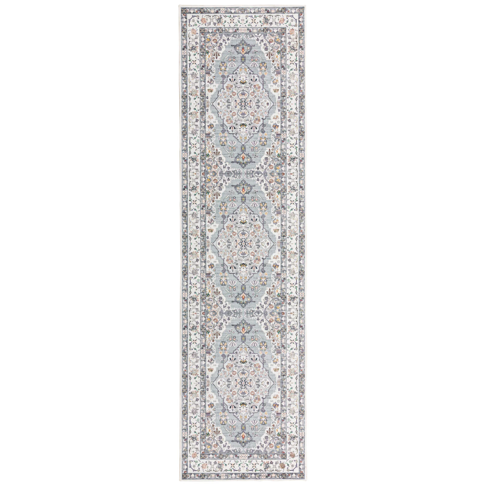 Mint Green Hallway Runner Rug Soft Plush Persian Carpet Beautiful Runner 80x300cm - Image 3